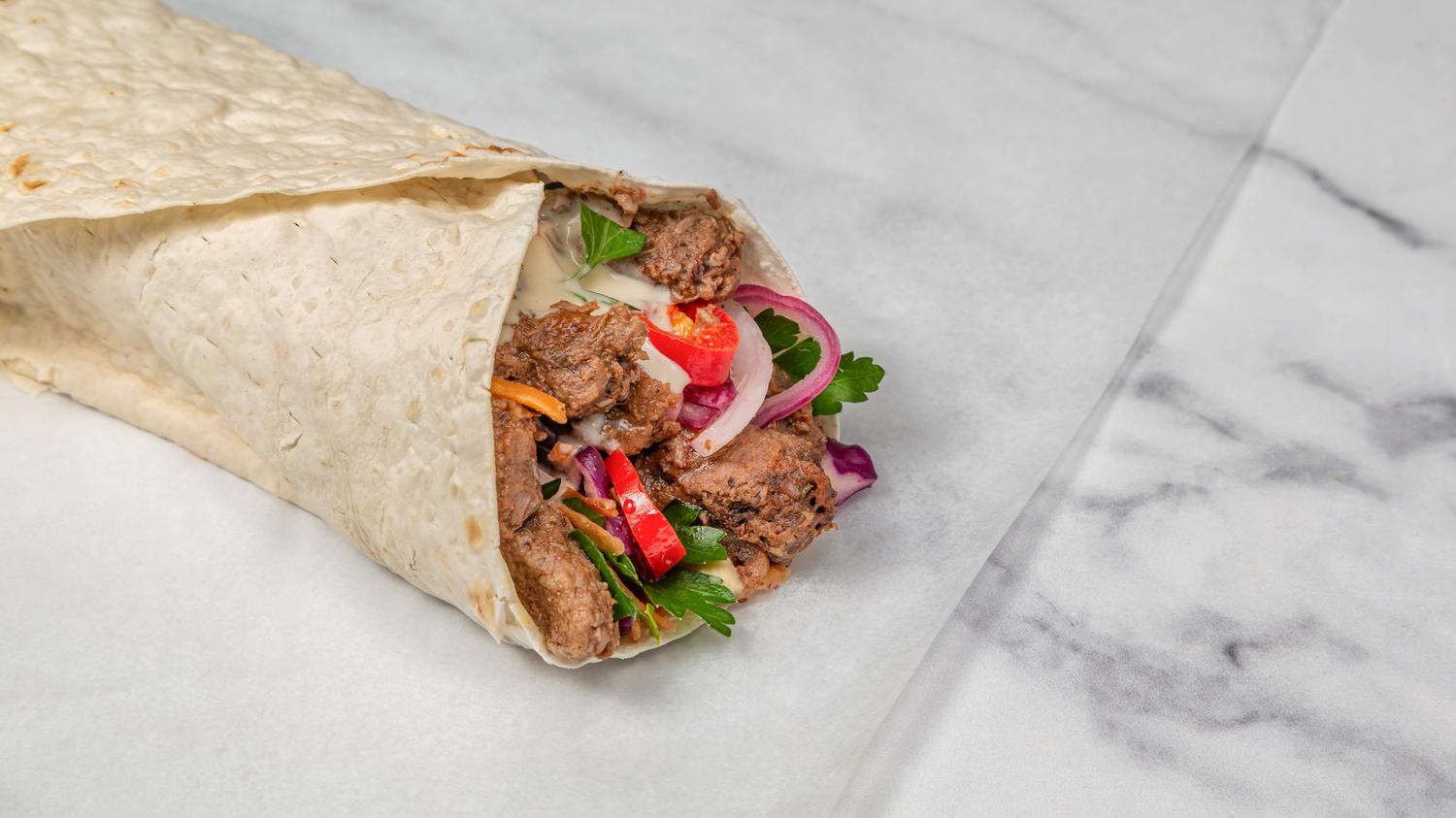 Beef Shawerma Wrap