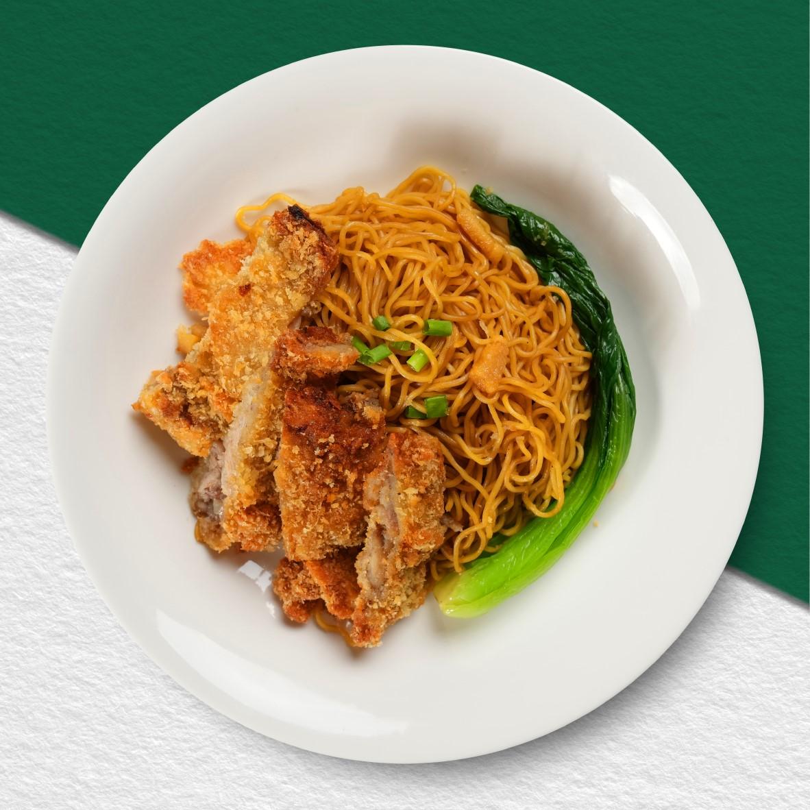 Chicken Cutlet Noodles