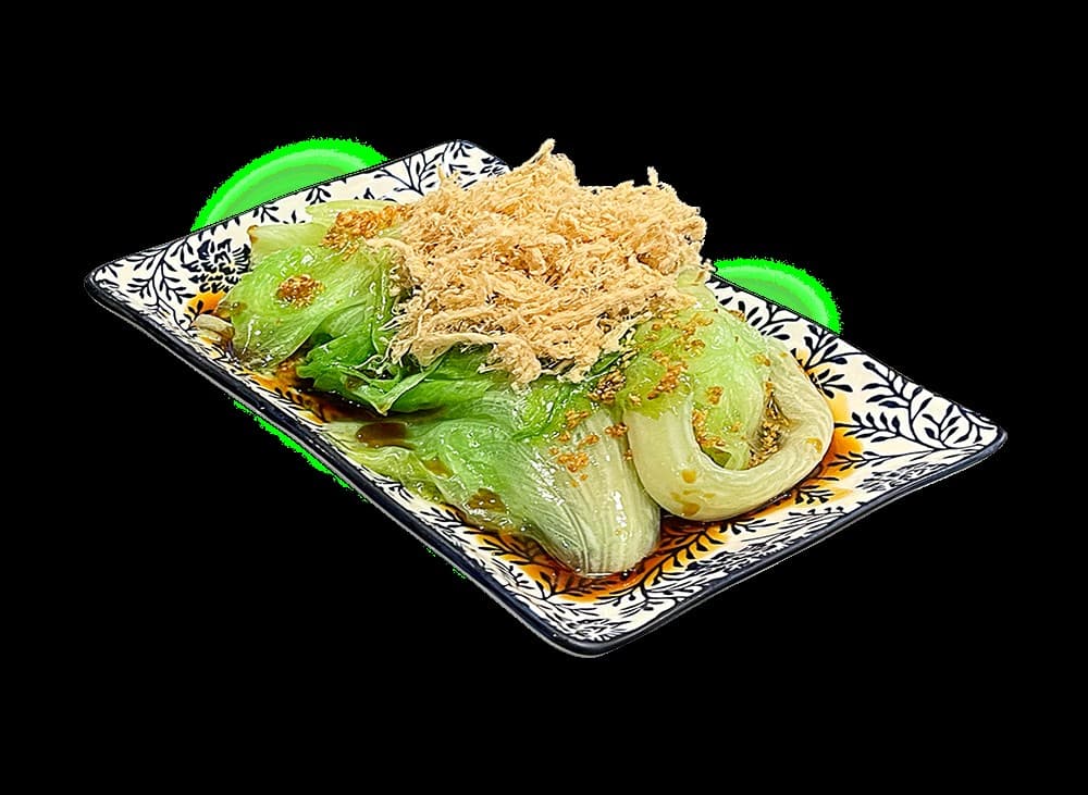Iceberg Lettuce with Chicken Floss