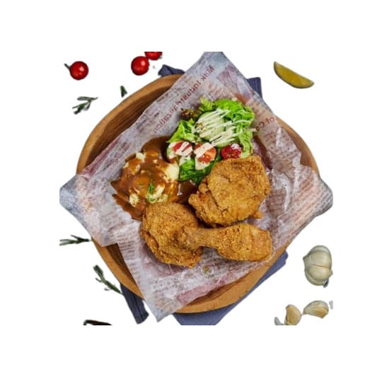 3pc Fried Chicken (Set)