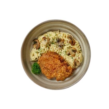 Fried Chicken Cutlet Pasta