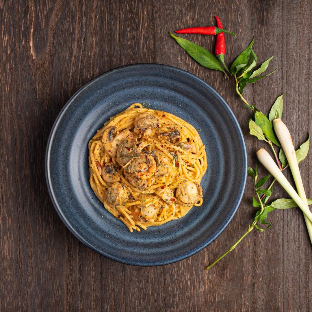 Scallop Pasta with Choice of Sauce