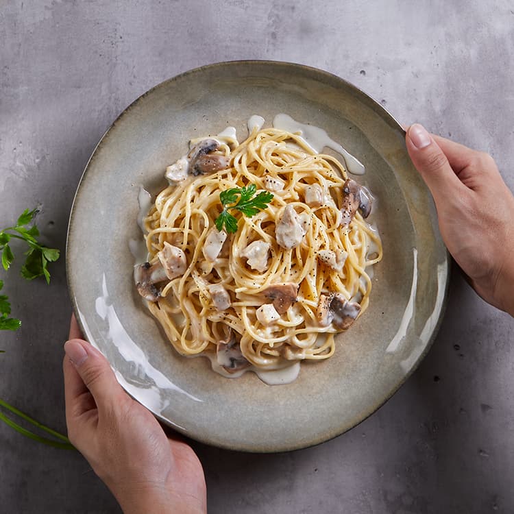 Creamy Pasta with Choice of Meat