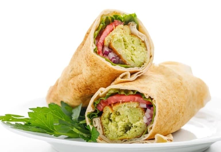 Spicy Dragon Falafel Wrap