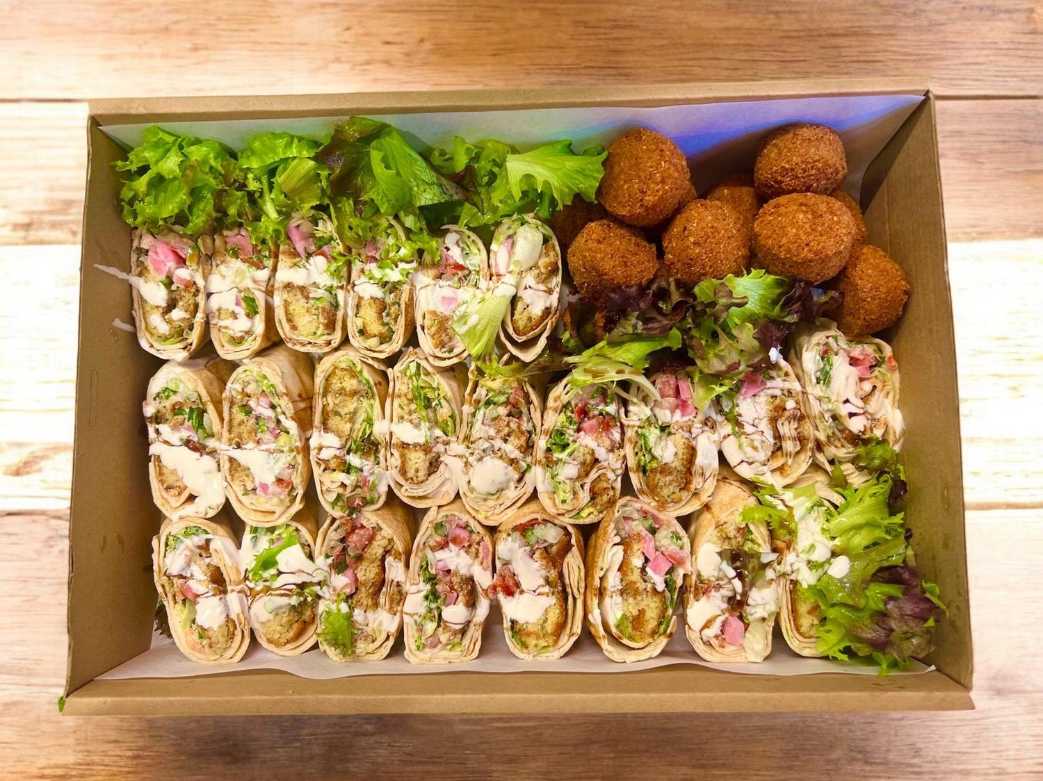Falafel Wrap Platter  for 6 person