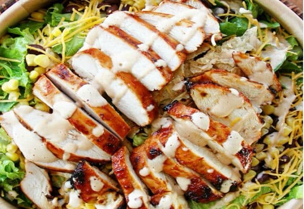 Grilled Chicken Salad for 6 person