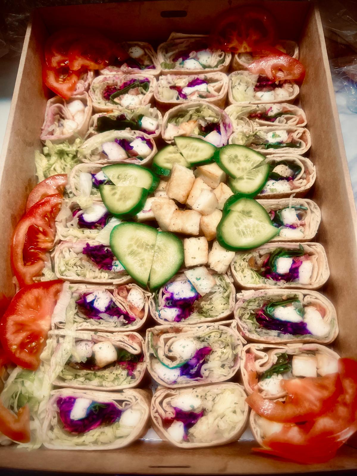 Halloumi Wrap Platter