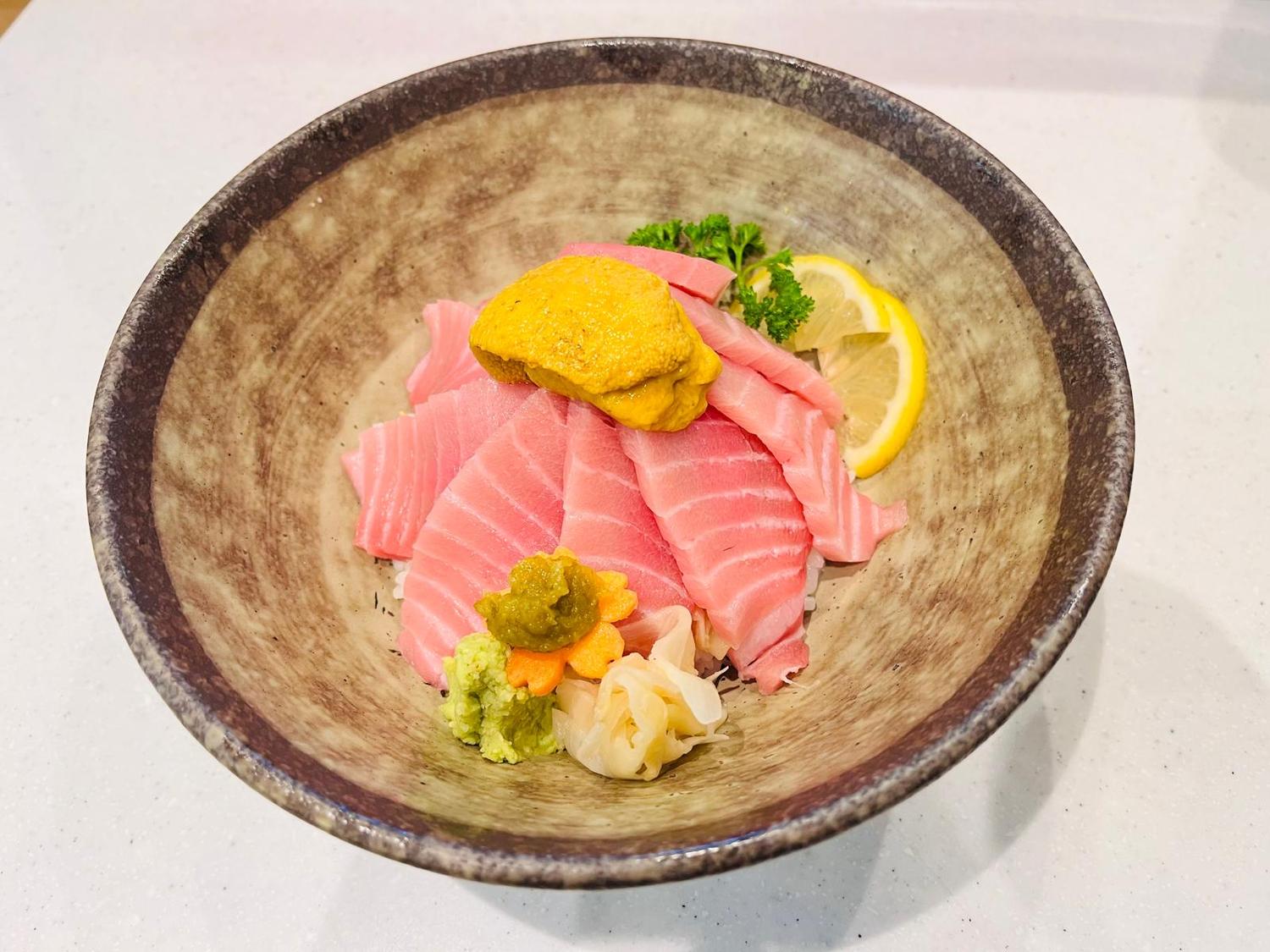 Toro Tuna Don with Yuzu Kosho (Green Chilli) (A)