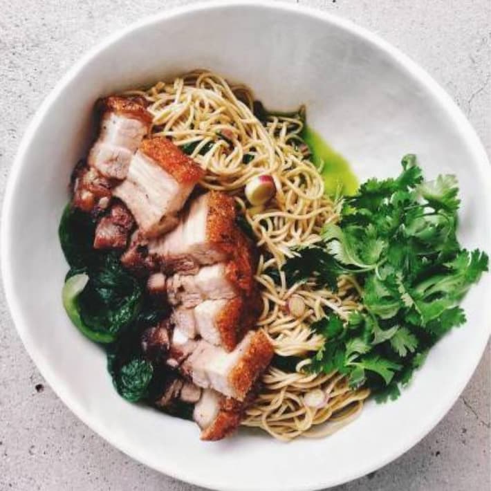 Roast Pork with Dry Noodles
