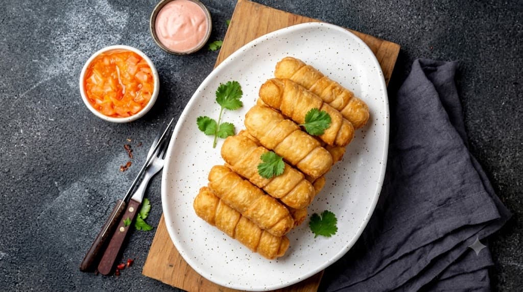 Tequeños with salsa rosada 