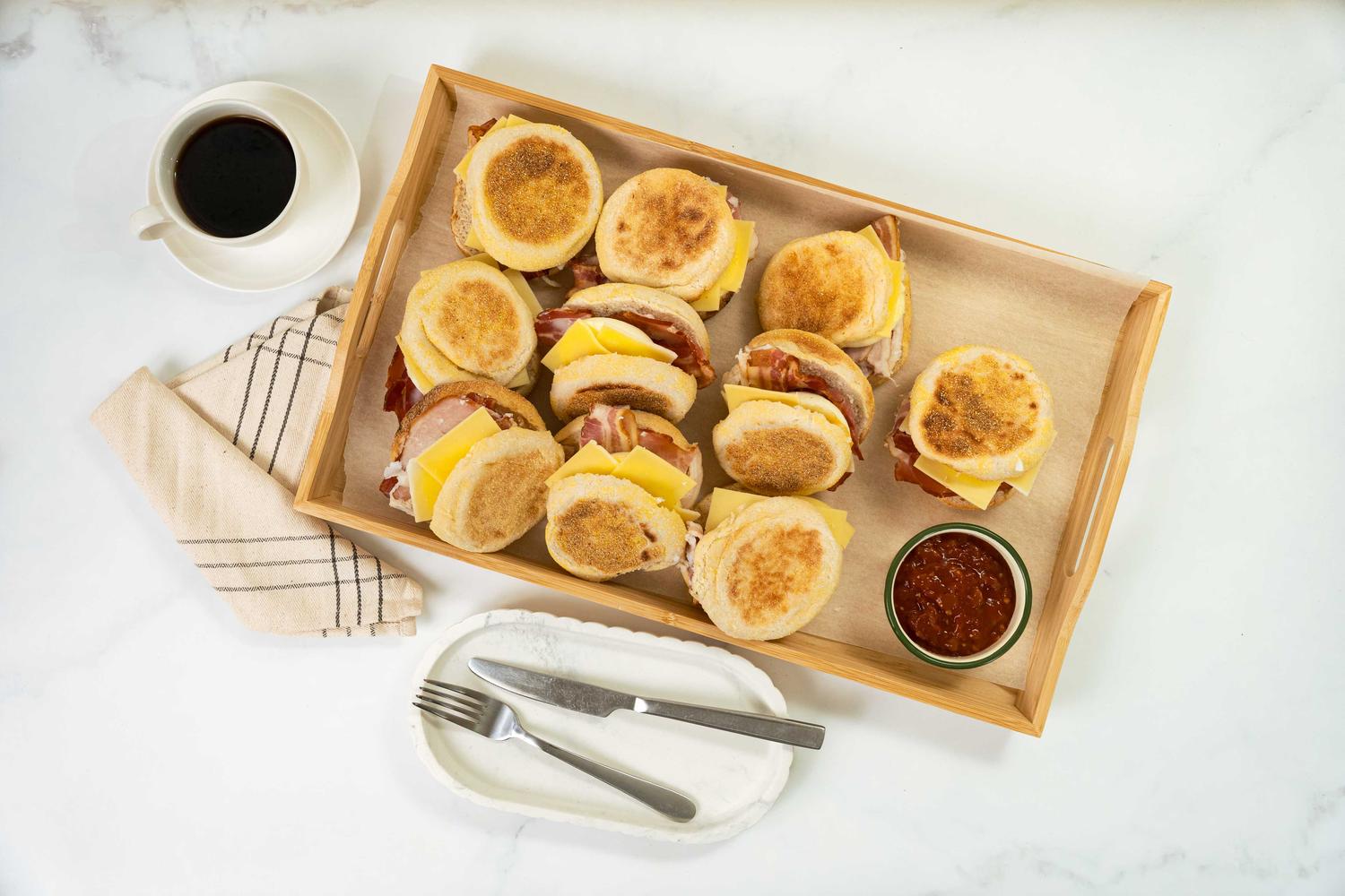 Egg, Bacon, Cheese Breakfast Muffin