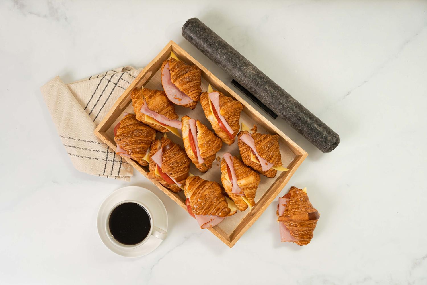 Ham, Cheese and Tomato Croissant