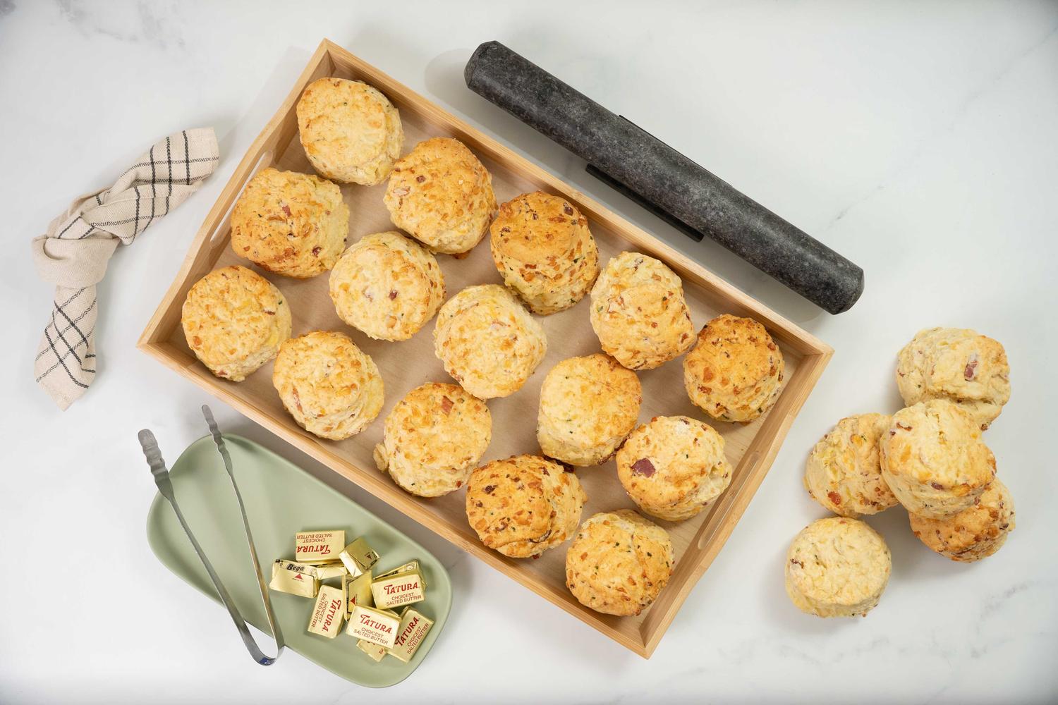 Bacon and Chive Scone