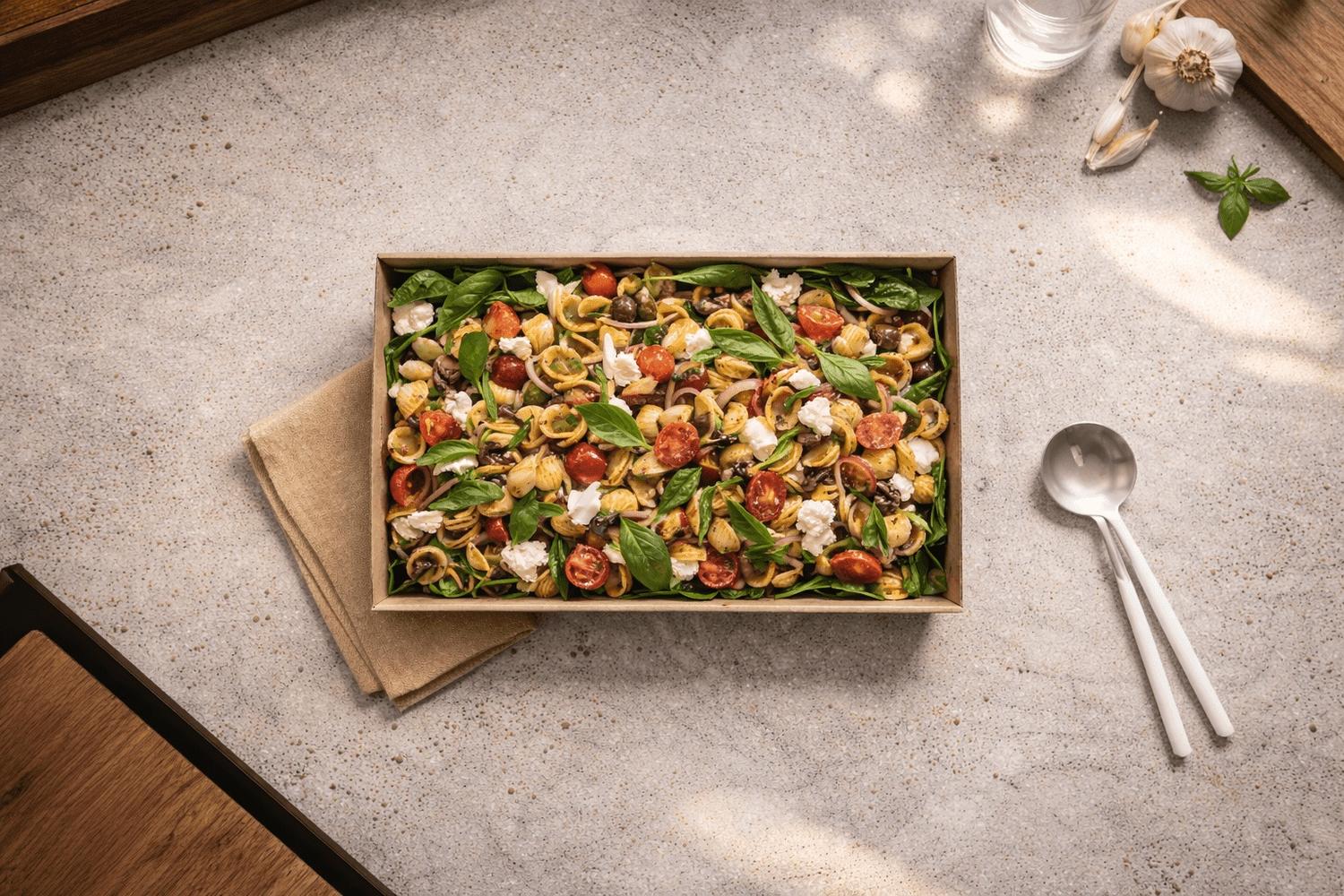 Orecchiette Pasta Salad Platter