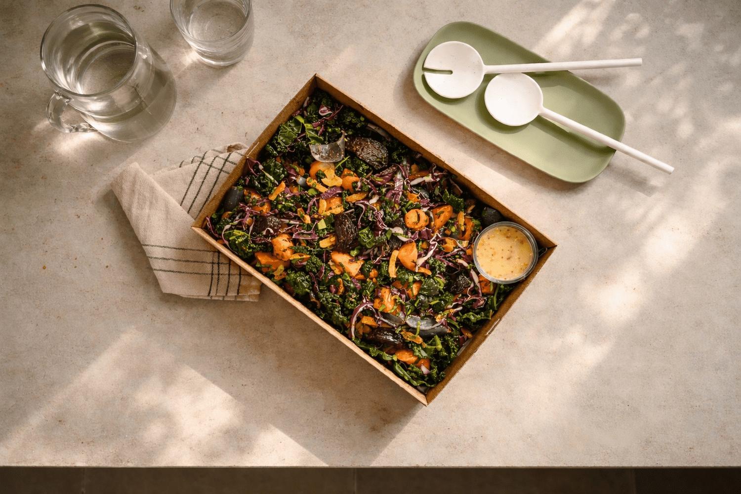 Roasted Maple Carrot Salad Platter
