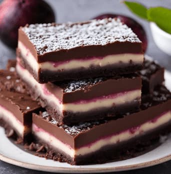 Chocolate Coconut & Davidson Plum Slice