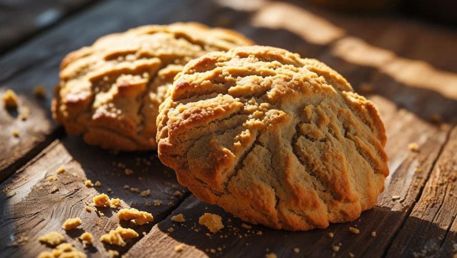 Ginger Spiced Macadamia Biscuit