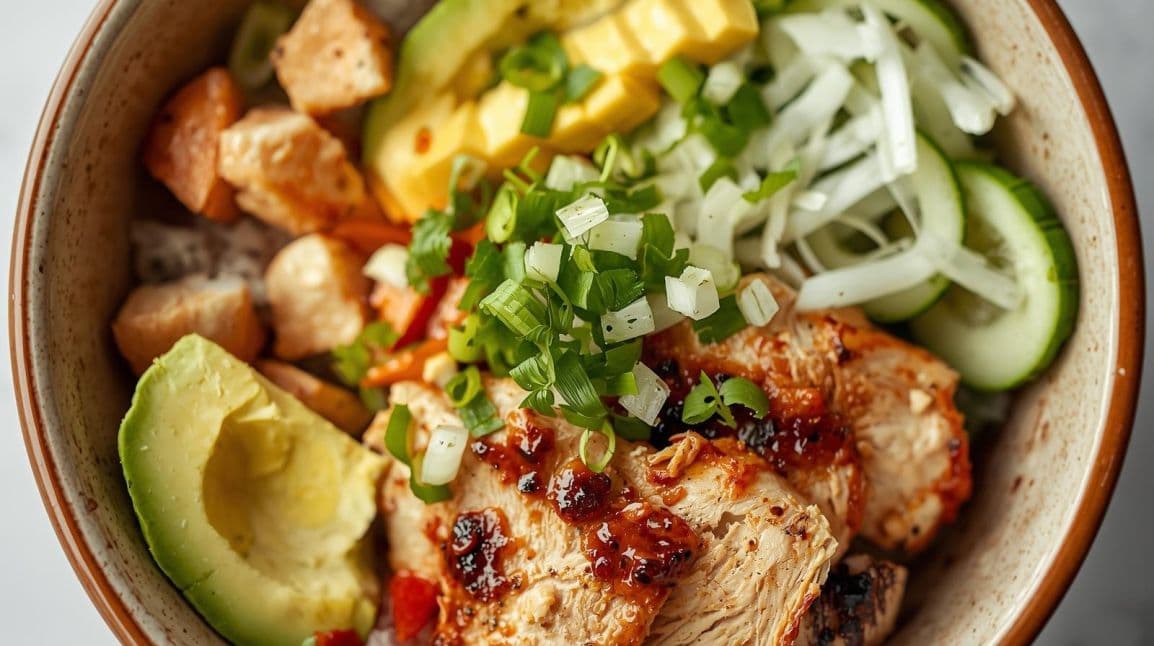 Chicken Power Bowl with Wattleseed Mayo