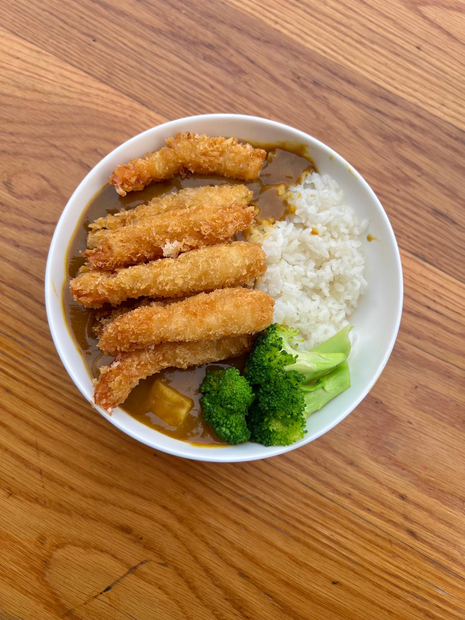 King Prawn Katsu Curry