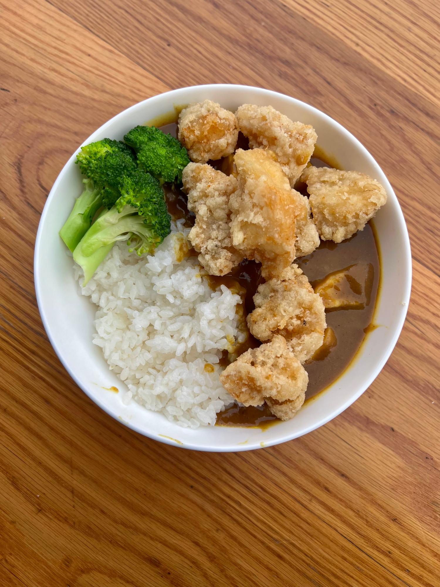 Crispy Monkfish Curry