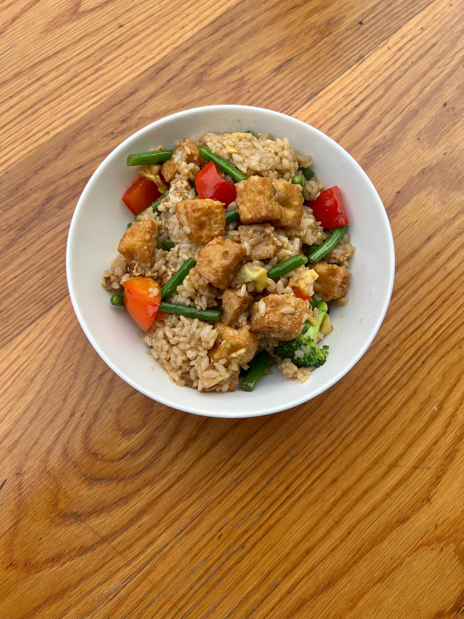 Crispy Tofu & Vegetable Chahan