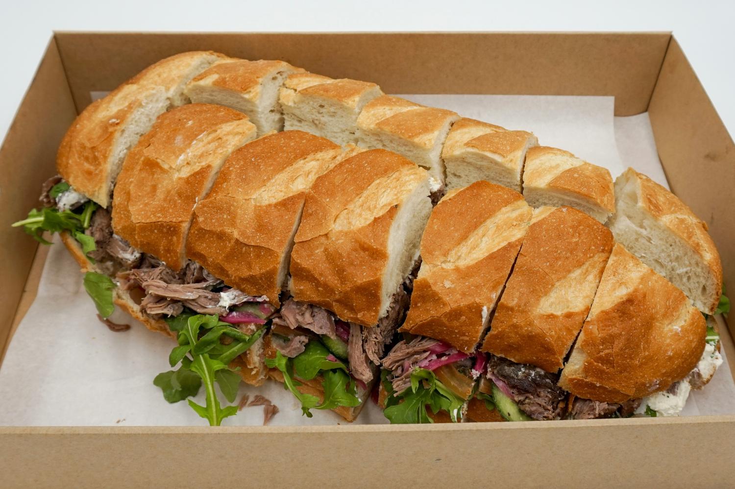 Slow Cooked Lamb Sandwich Platter