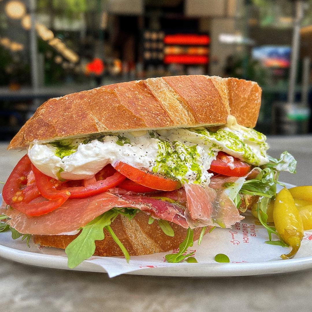 Burrata & Prosciutto Sandwich (Single)