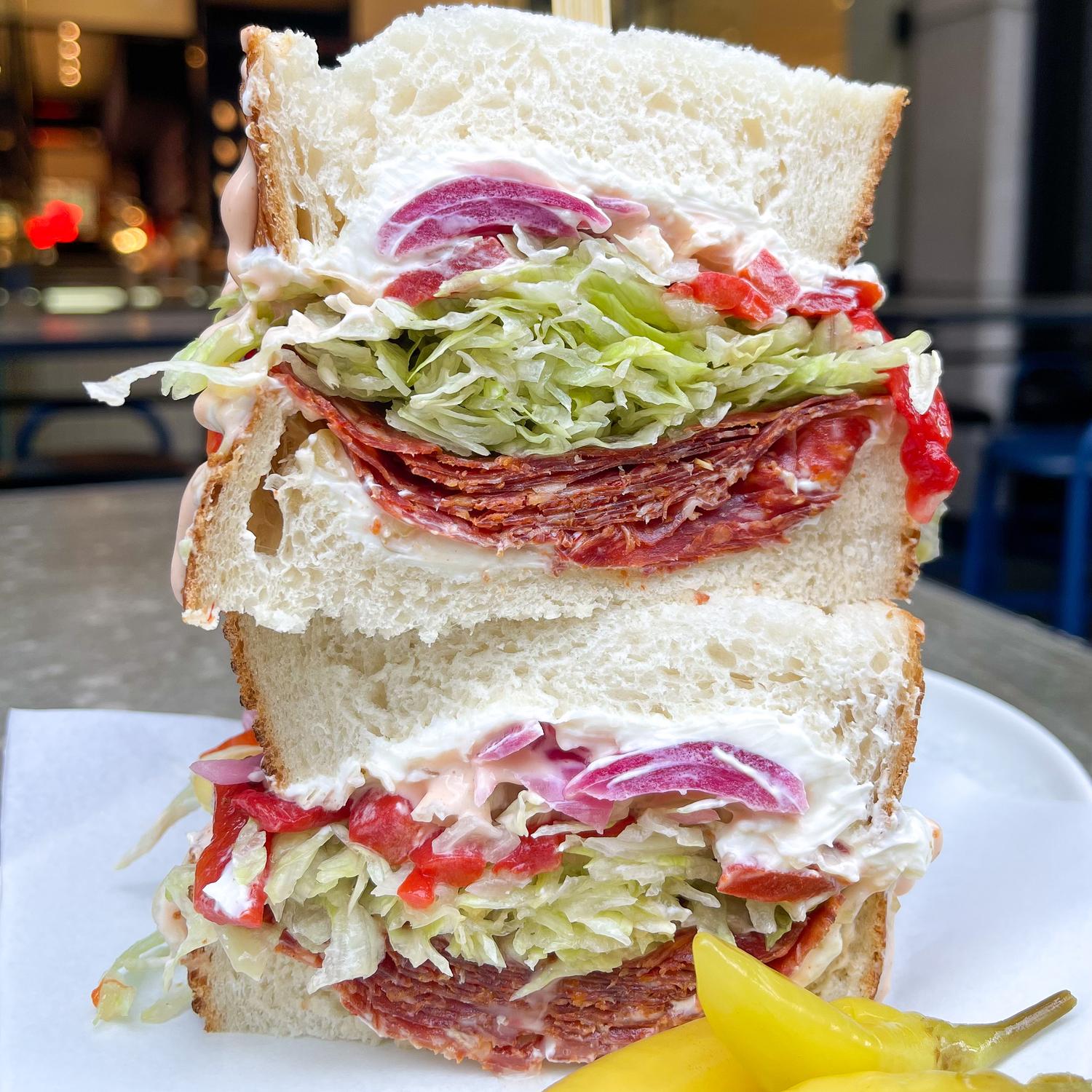 Hot Salami Sandwich (Single)
