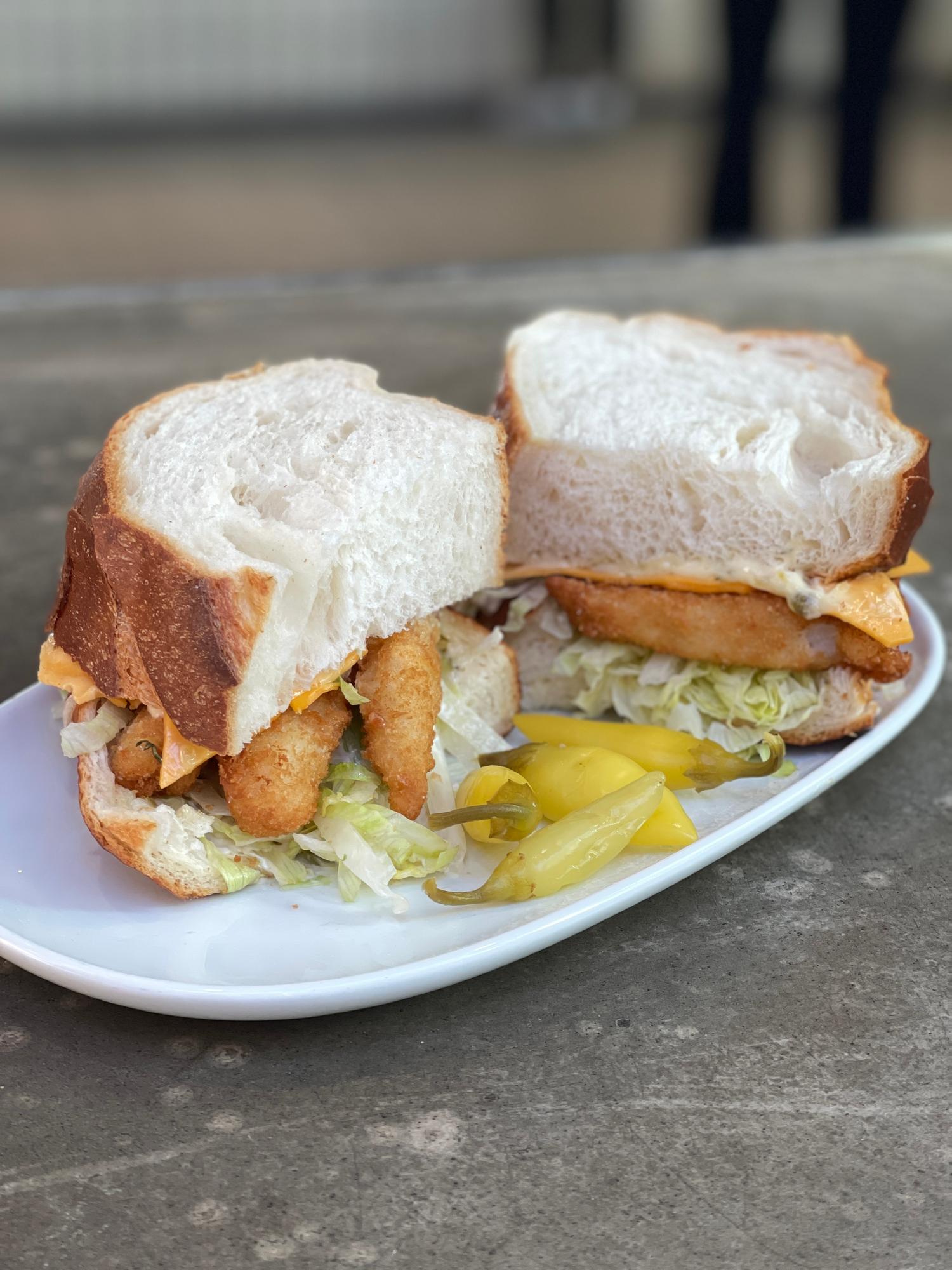 Crumbed Fish Sandwich (Single)