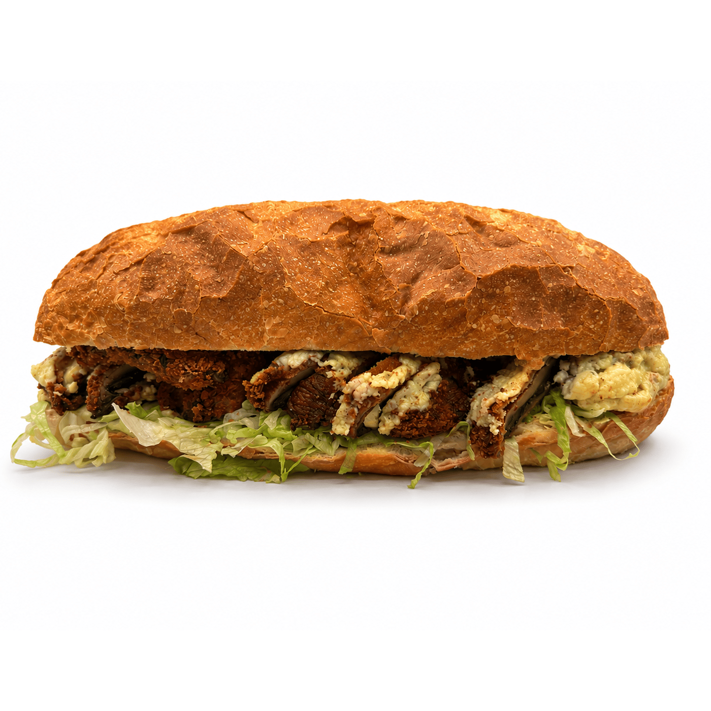 Crumbed Mushroom Sandwich Platter