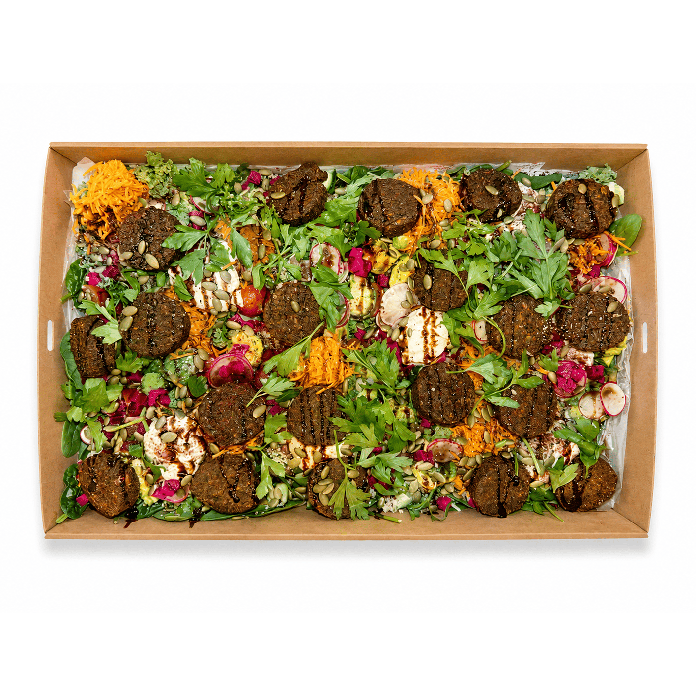 Falafel and Hummus Salad Platter (Small)