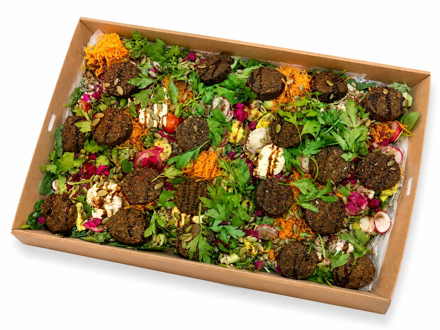 Falafel and Hummus Salad Platter (Large)
