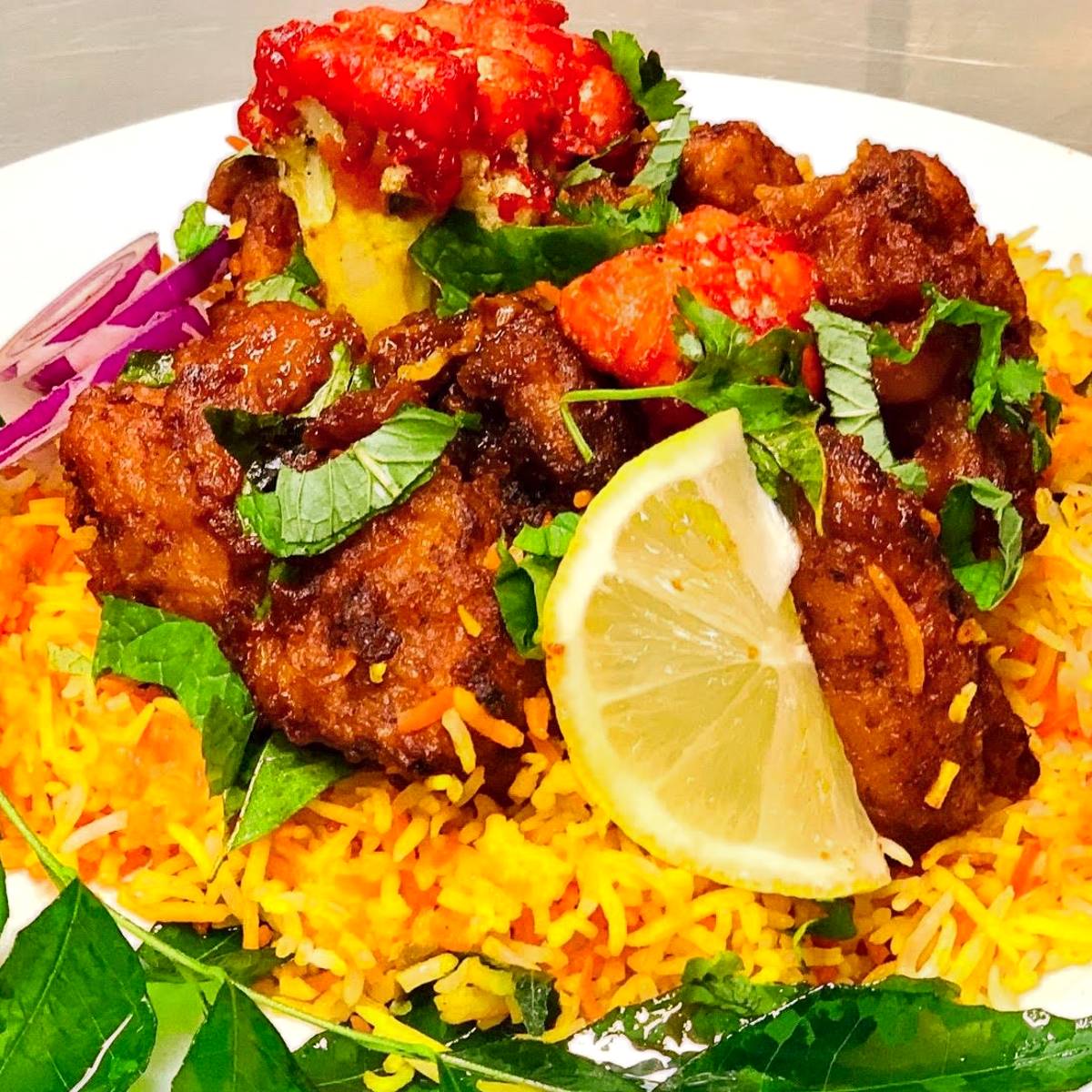 Gobi 65 Biryani