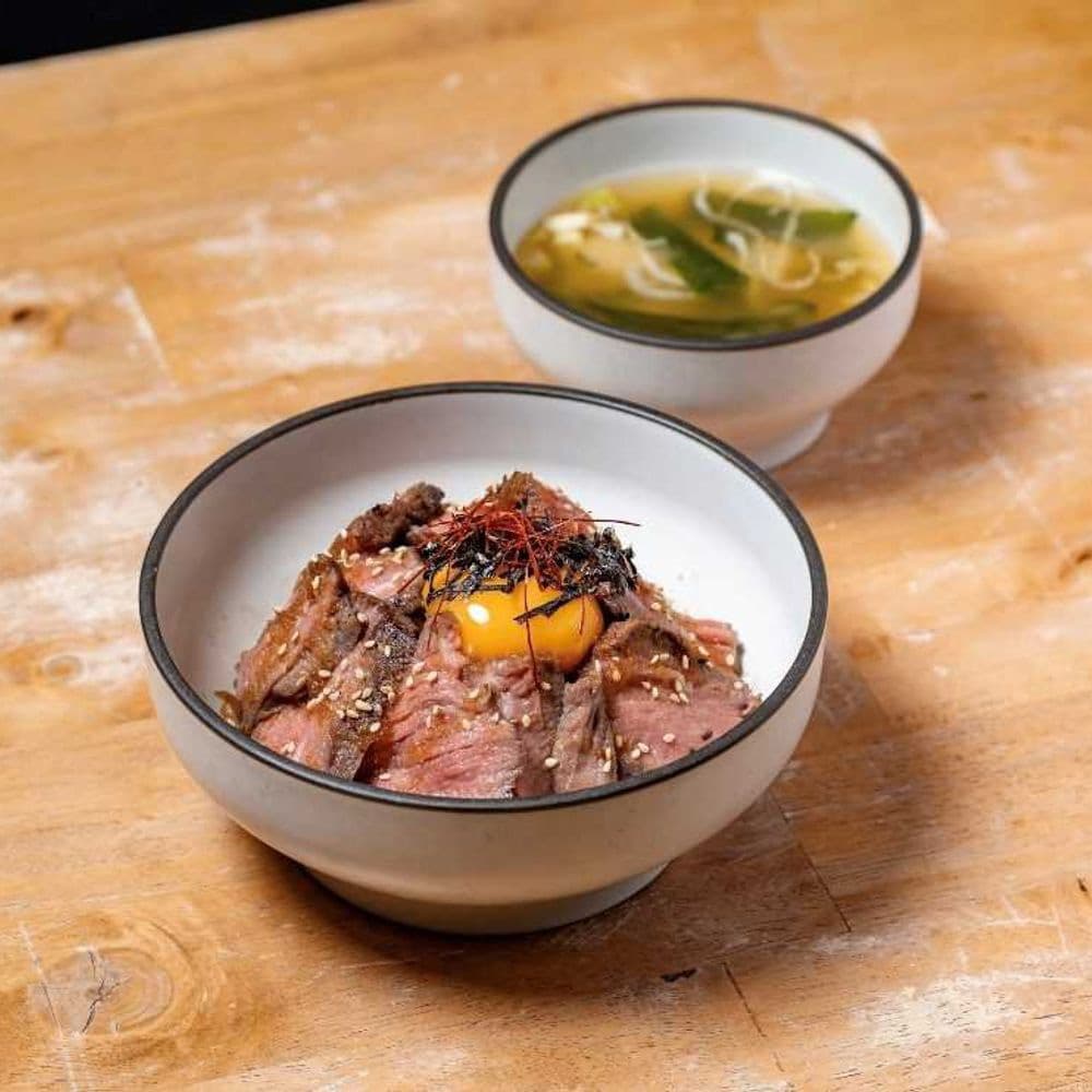 Roast Beef Sukiyaki Don