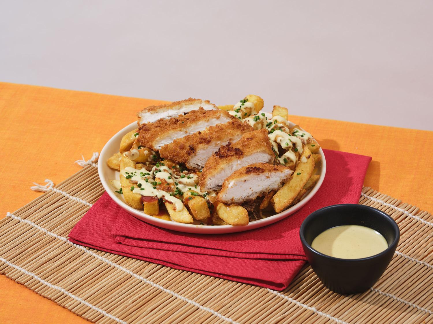 Garlic Katsu Loaded Fries