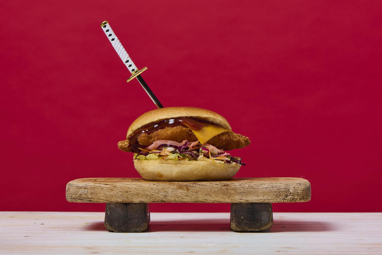 Chicken Sensei BBQ Burger