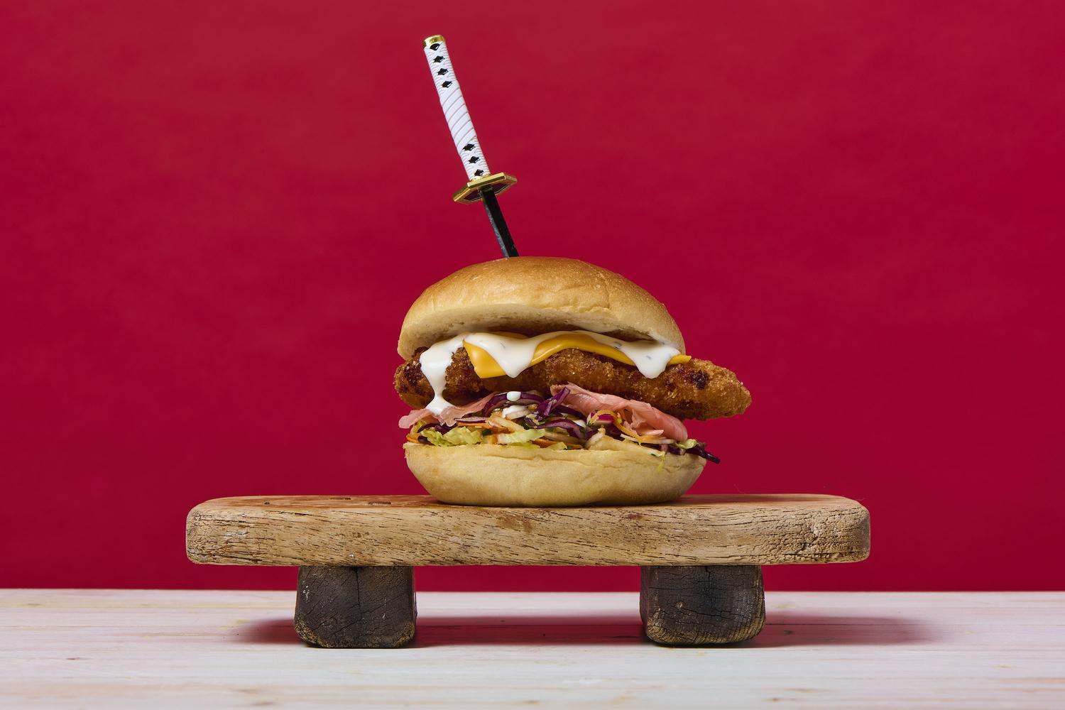 Veggie Sensei Garlic Burger
