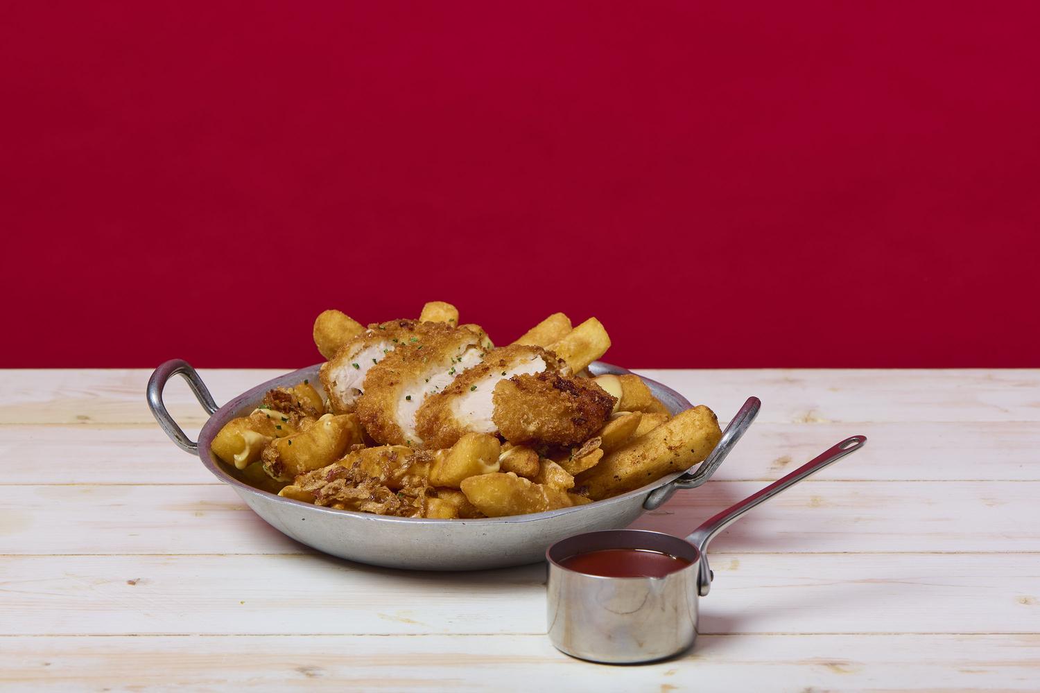 Spicy Chicken Loaded Fries
