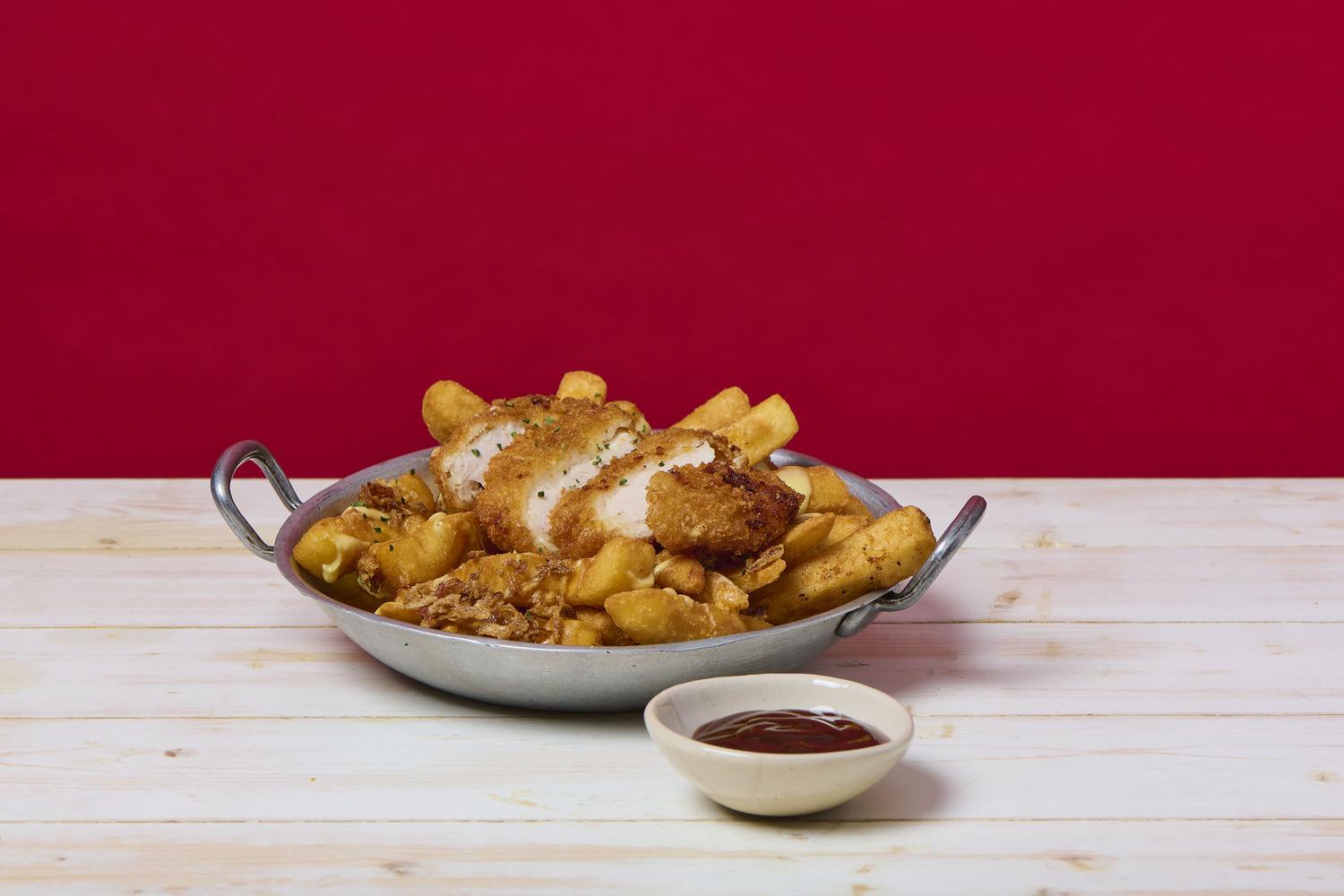 BBQ Chicken Loaded Fries