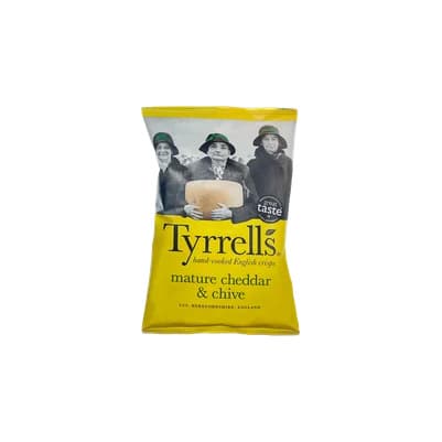 Tyrells Mature Cheddar & Chives Chips