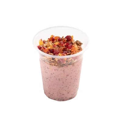 Strawberry Banana Muesli in a Cup