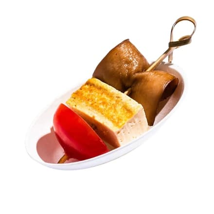 Grilled Tofu Platter with Mushroom