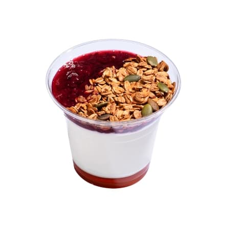 Mixed Berry Yoghurt with Granola in a Cup