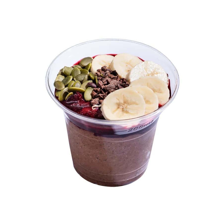 Cherry Chocolate Chia Pudding in a Cup