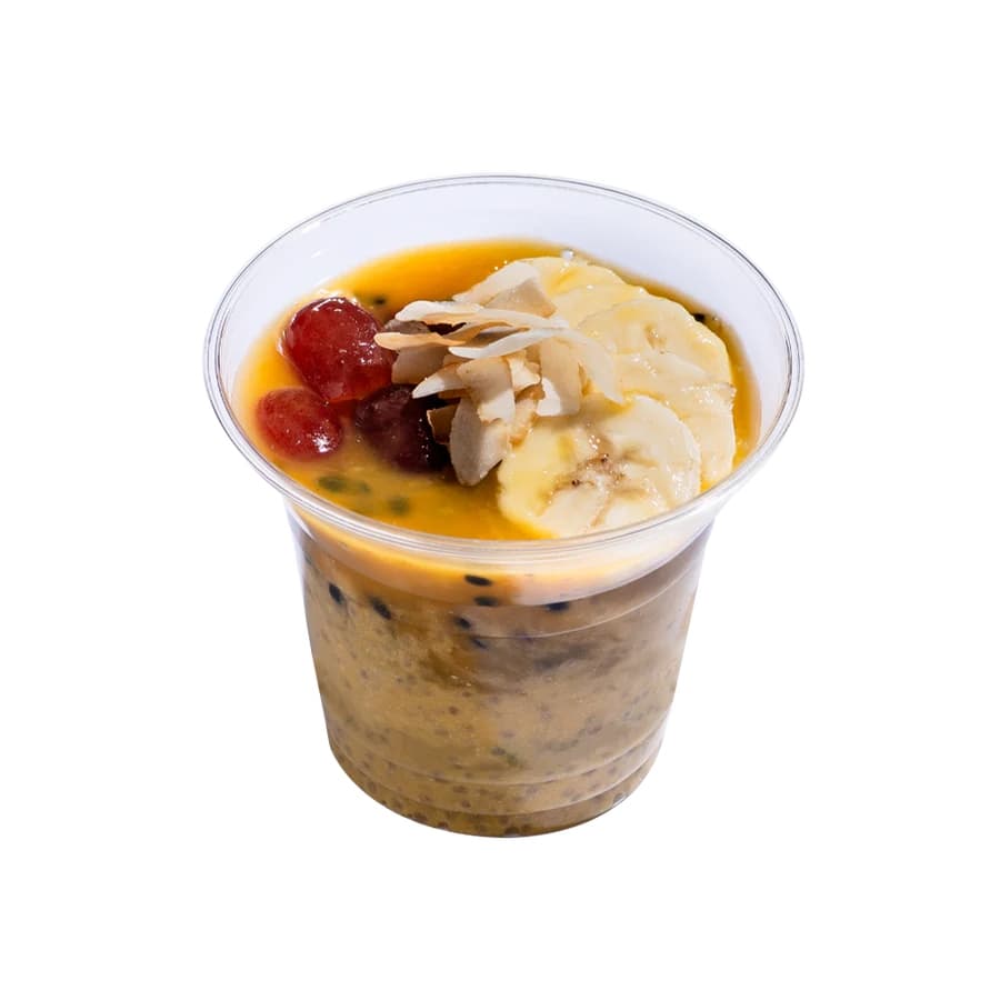 Tropical Mango Chia Pudding in a Cup
