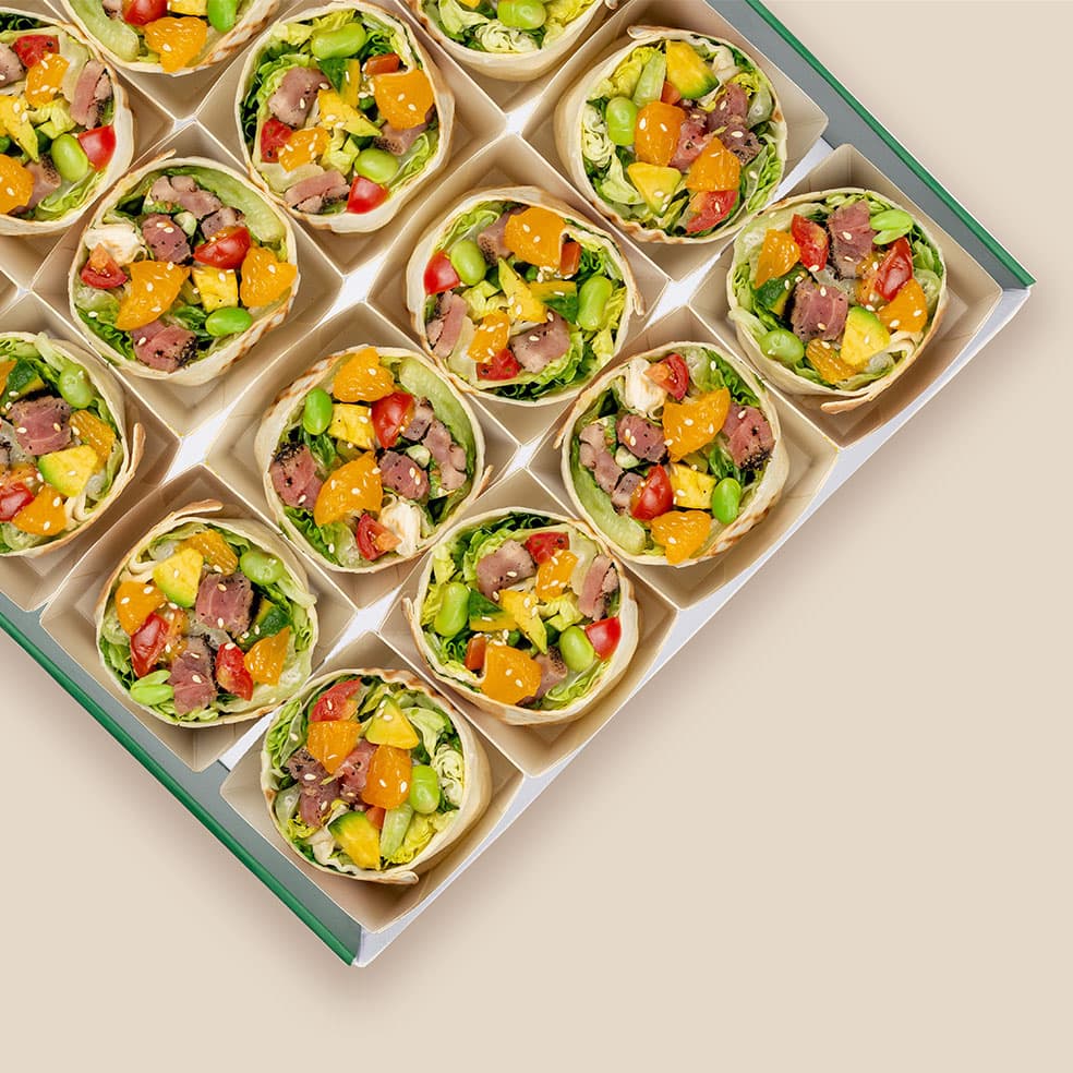 Tuna San Wrap Platter (9 Portions)