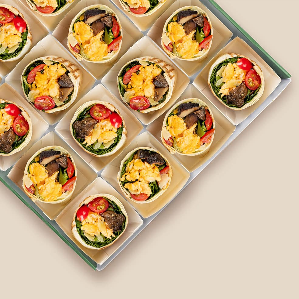 Veggie Breakfast Wrap Platter (16 Pieces)