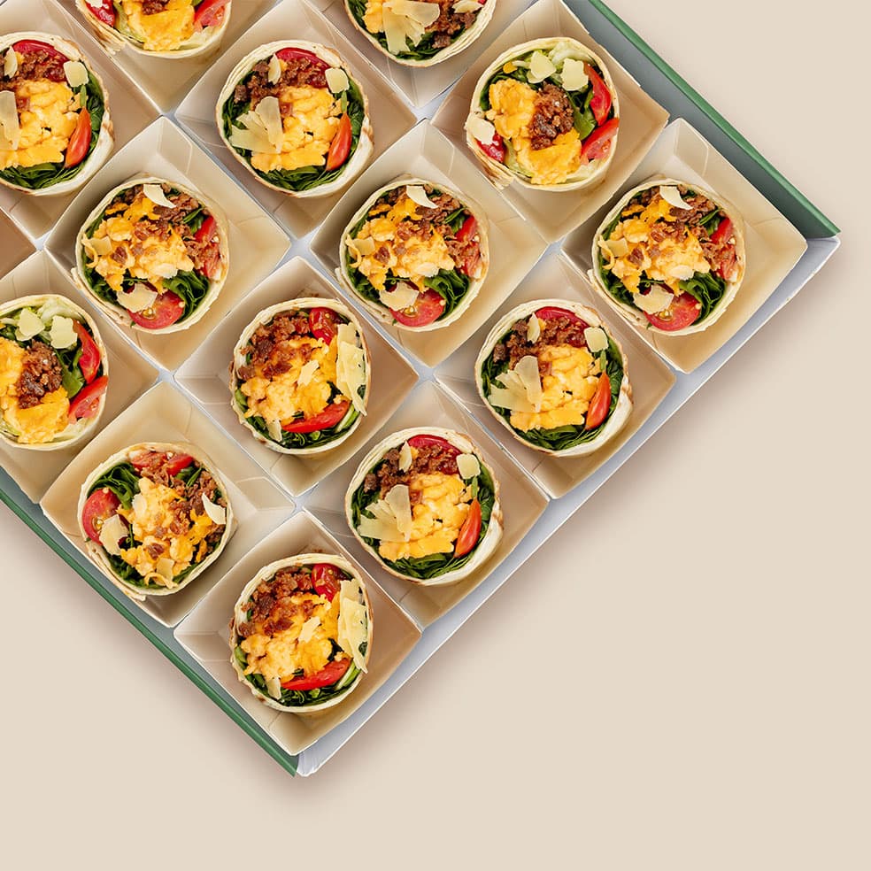 BLT Breakfast Wrap Platter (16 Pieces)