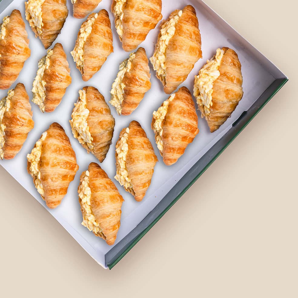 Egg Mayo Mini Croissant Platter (16 Pieces)