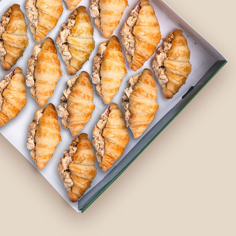 Chicken Mini Croissant Platter (16 Pieces)